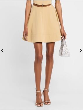 A.L.C. Cream A-Line Skirt